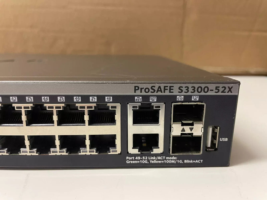 NETGEAR ProSAFE S3300-52X (SPF+ 10G)1
