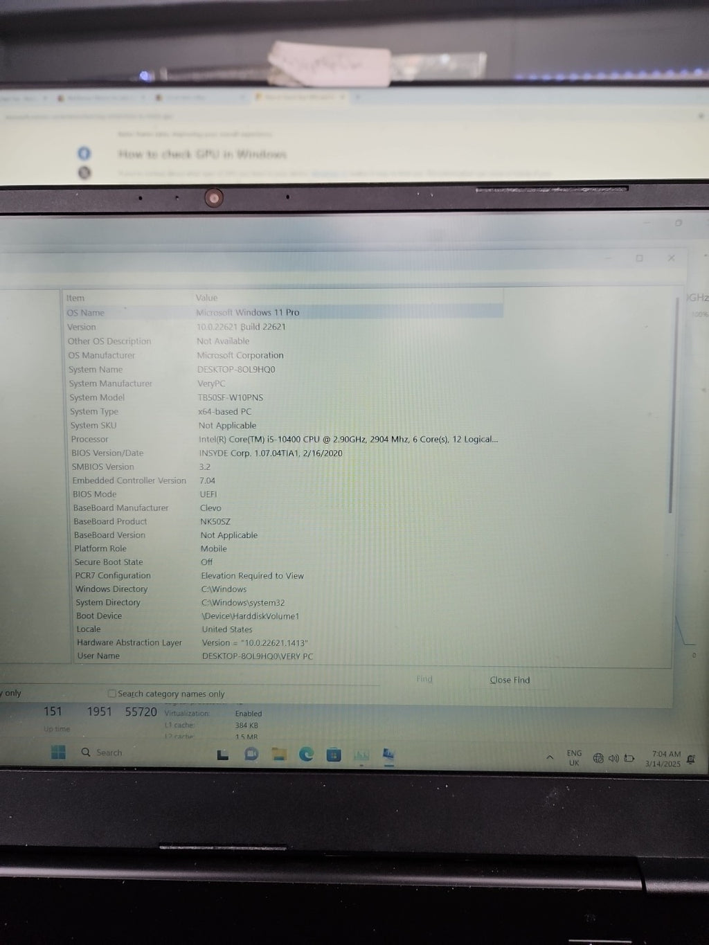 VeryPC I5-10400 @2.90GHz 8GB DDR4 480GB +512GB NVME SSD WIN11 SUPER FAST LAPTOP1