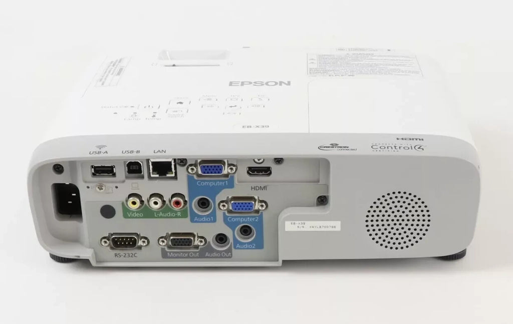 Epson EB-X39 Long Throw 3500 Lumens 3LCD VGA HDMI VGA - 4134 Hours2