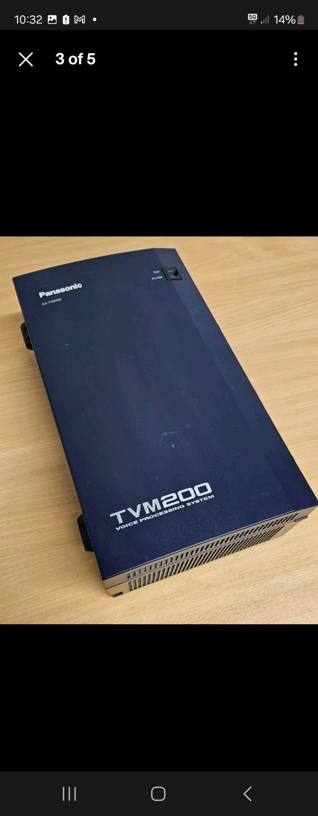 Panasonic KX TVM200 PBX System main unit0