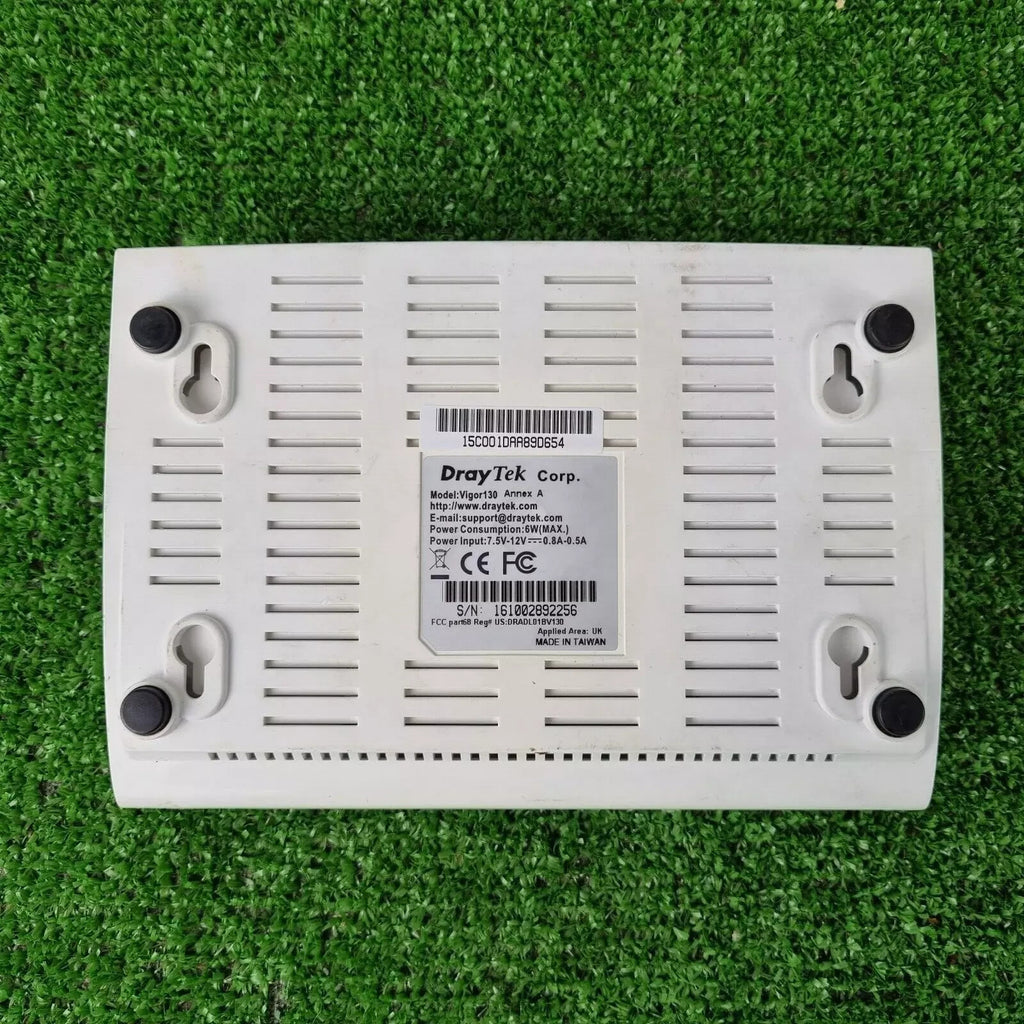 DrayTek Vigor130 with No PSU ADSL/VDSL2 Router FTTC BT Infinity Modem, NO PSU1