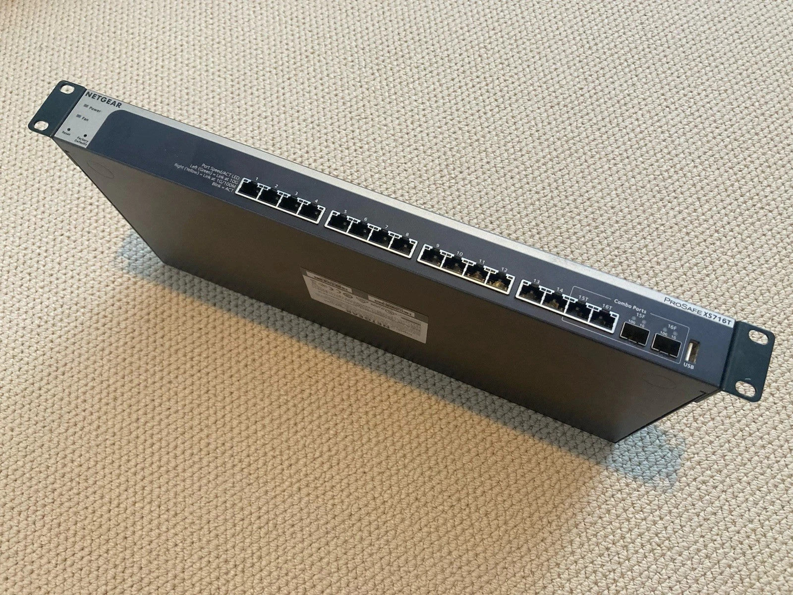 NETGEAR XS716t 16 Port 10 Gigabit Ethernet Smart Managed Pro Switch0