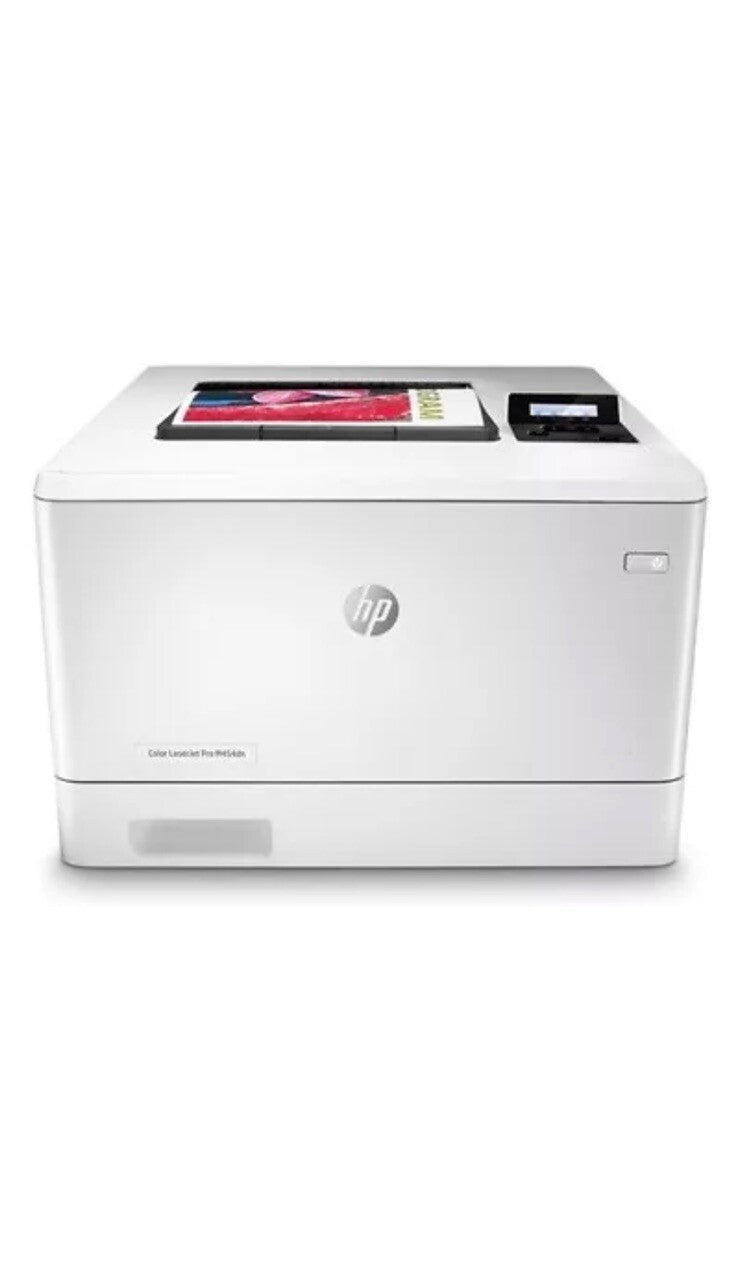 HP Colour Laser Jet Pro M454dn Colour Printer White0