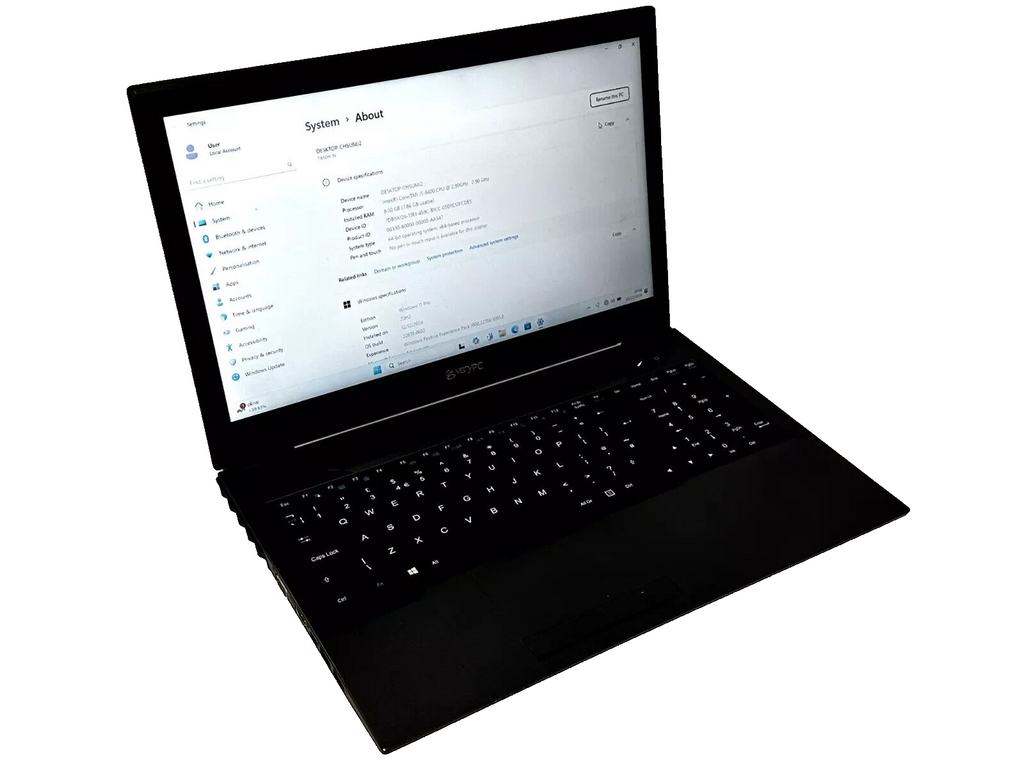 Fast Reliable 15.6" Intel i5-9400 @ 2.90GHz 24GB DDR4 256GB SSD Win 11 Pro0