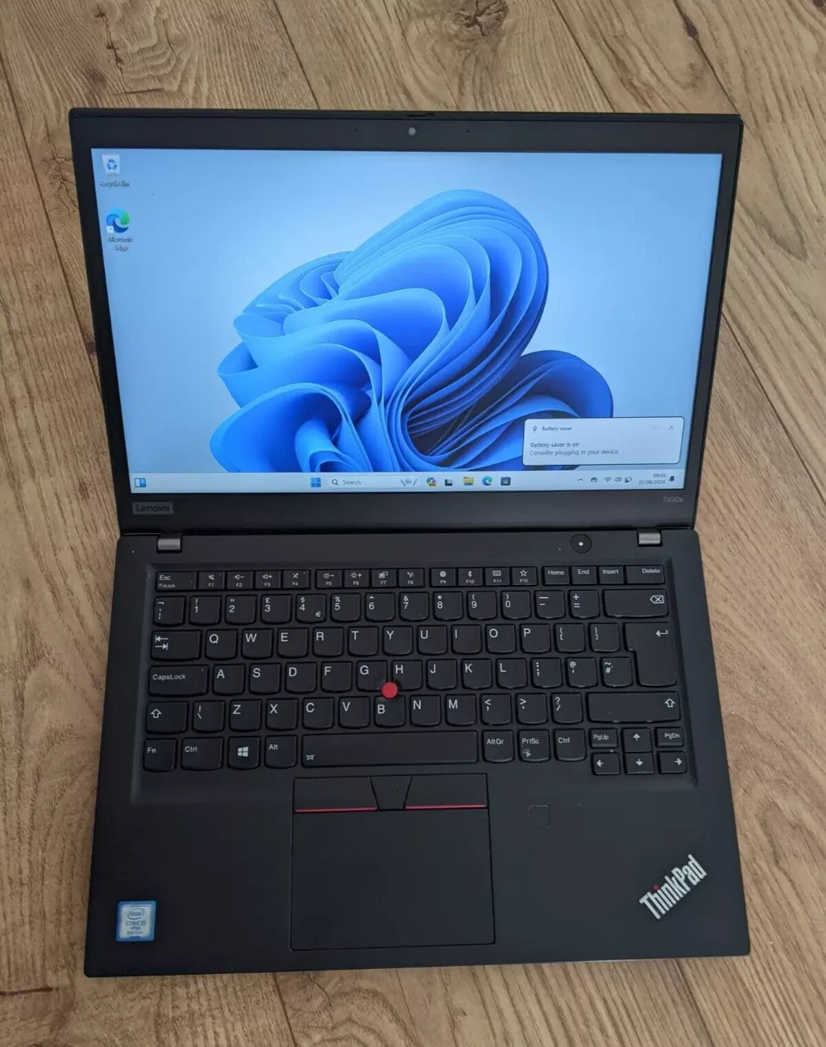 Lenovo ThinkPad T490s Core i5-8TH 8GB RAM 256GB 14.1" Touchscreen WIN 112