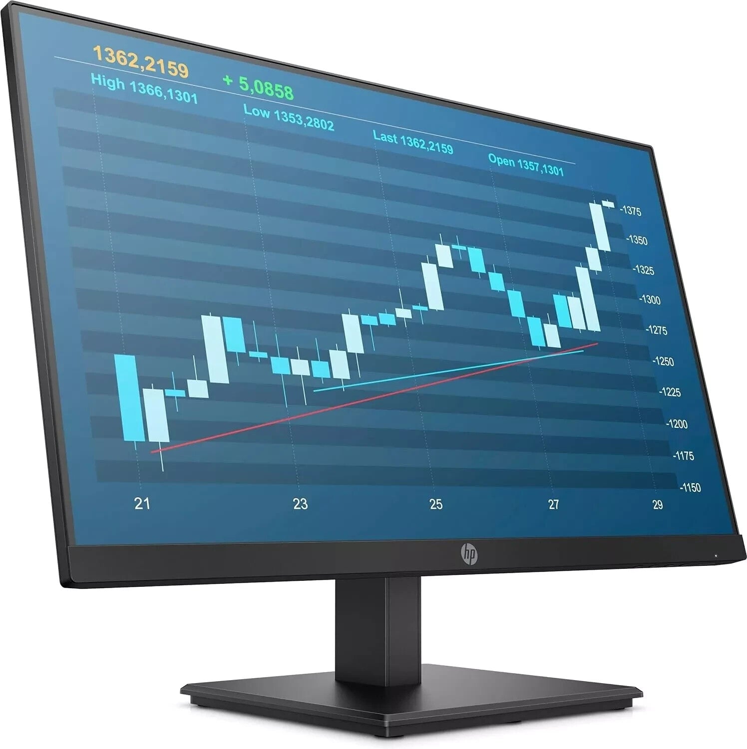 HP P244 23.8" LED TFT HDMI DP Widescreen Monitor 1980 X 1080 With Stand1