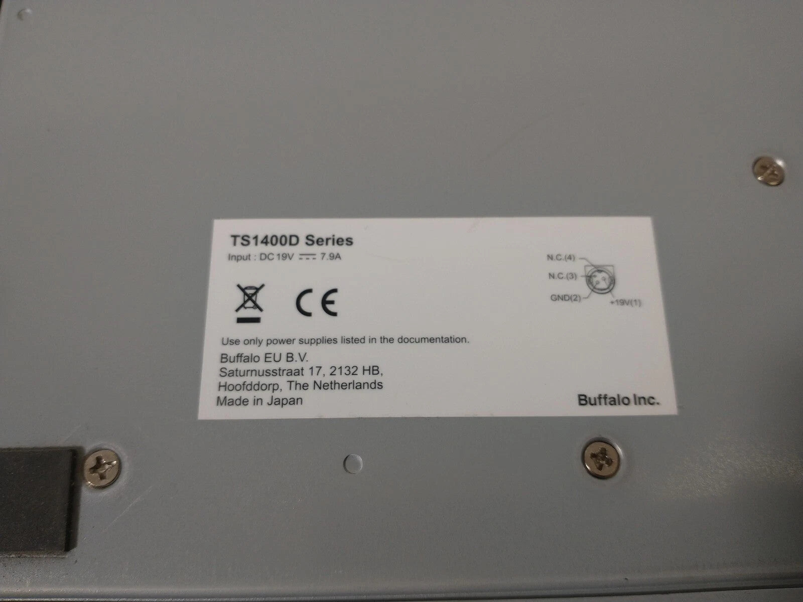 Buffalo TeraStation TS1400D Series Network Attached Storage NO PSU NO HDD2