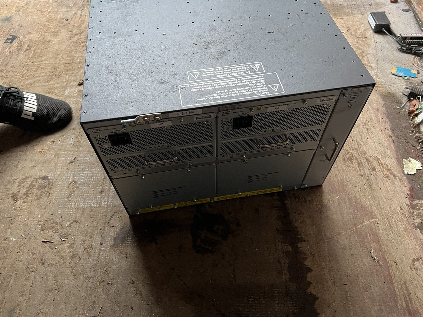 HP 5412R zl2 Switch J9851A ( J9534A X7) ( J0536A X2) TESTED AND WORKING4