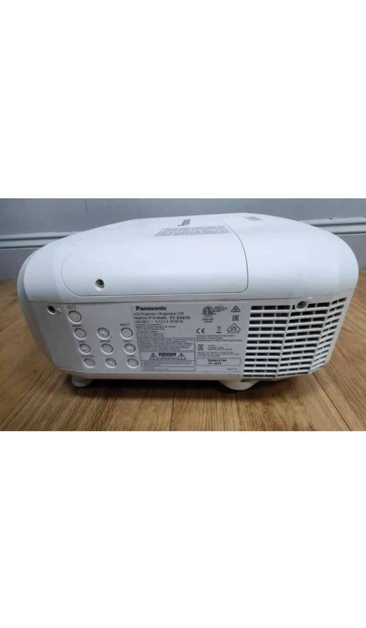 Panasonic PT-EX610 Projector XGA 1024 x 768 res -RRP £13005