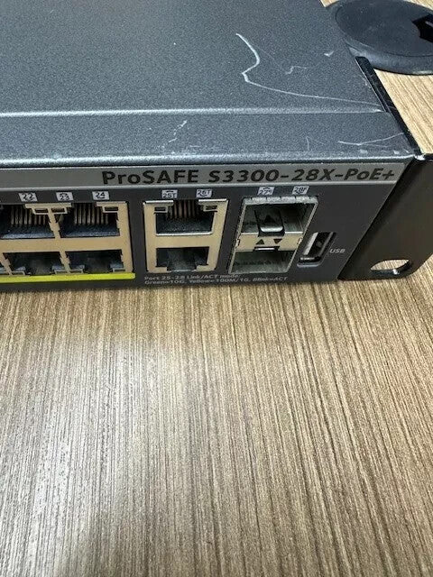 Netgear ProSafe S3300-28X-PoE+ Netgear S3300-28X-PoE+ with 4 10G Uplink(Inc VAT)1