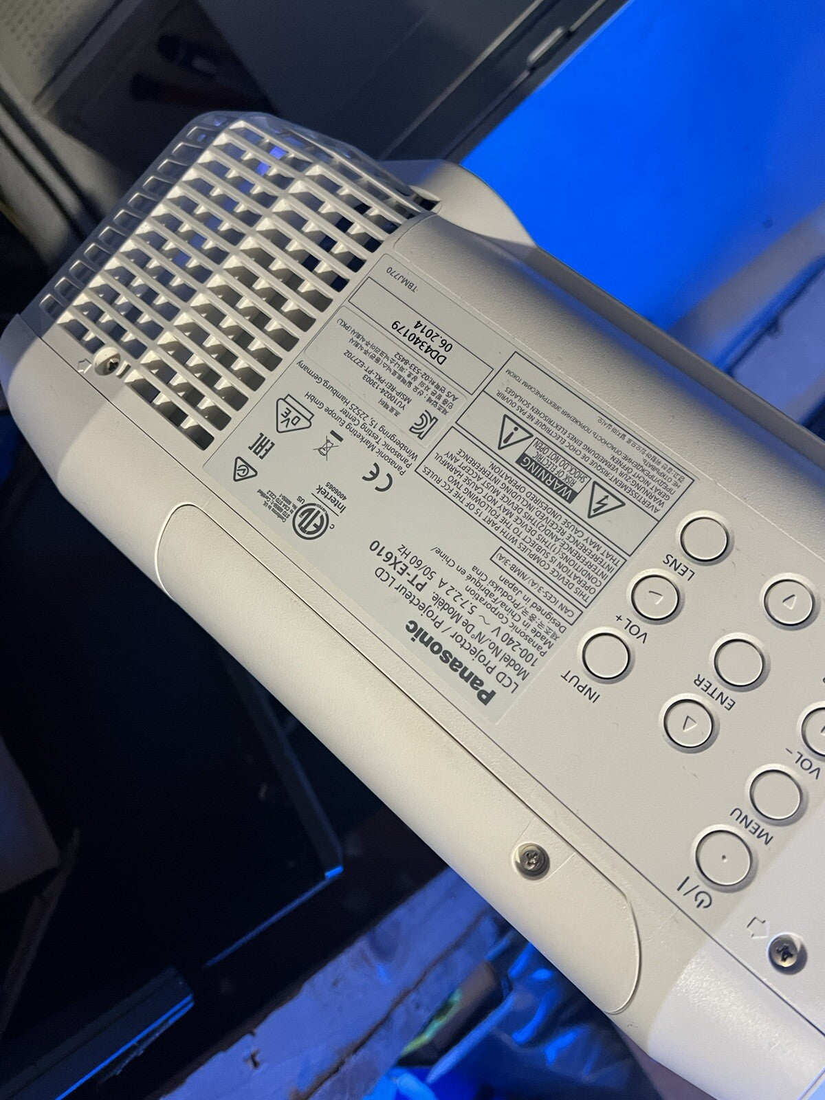 Panasonic PT-EX610 Projector XGA 1024 x 768 res -RRP £13006