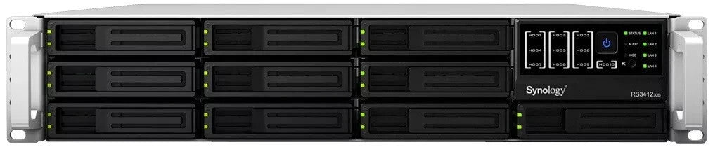 Synology RS3412RPXS Rackstation 12 BAY NO HDD TESTED AND WORKING0