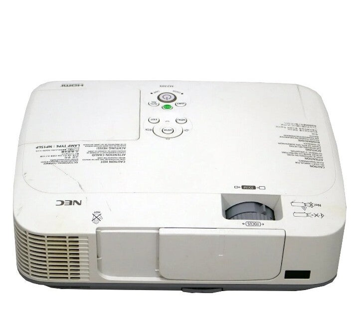 Projector NEC M230X 3LCD XGA HDMI VGA LAN 2,300 Lumens 2,000:1 - 4327 Lamp Hours0