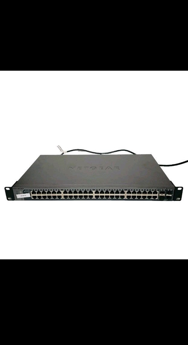 Netgear ProSafe GS752TXS 52-Port Gigabit Stackable Smart Switch 10 10G Uplinks0