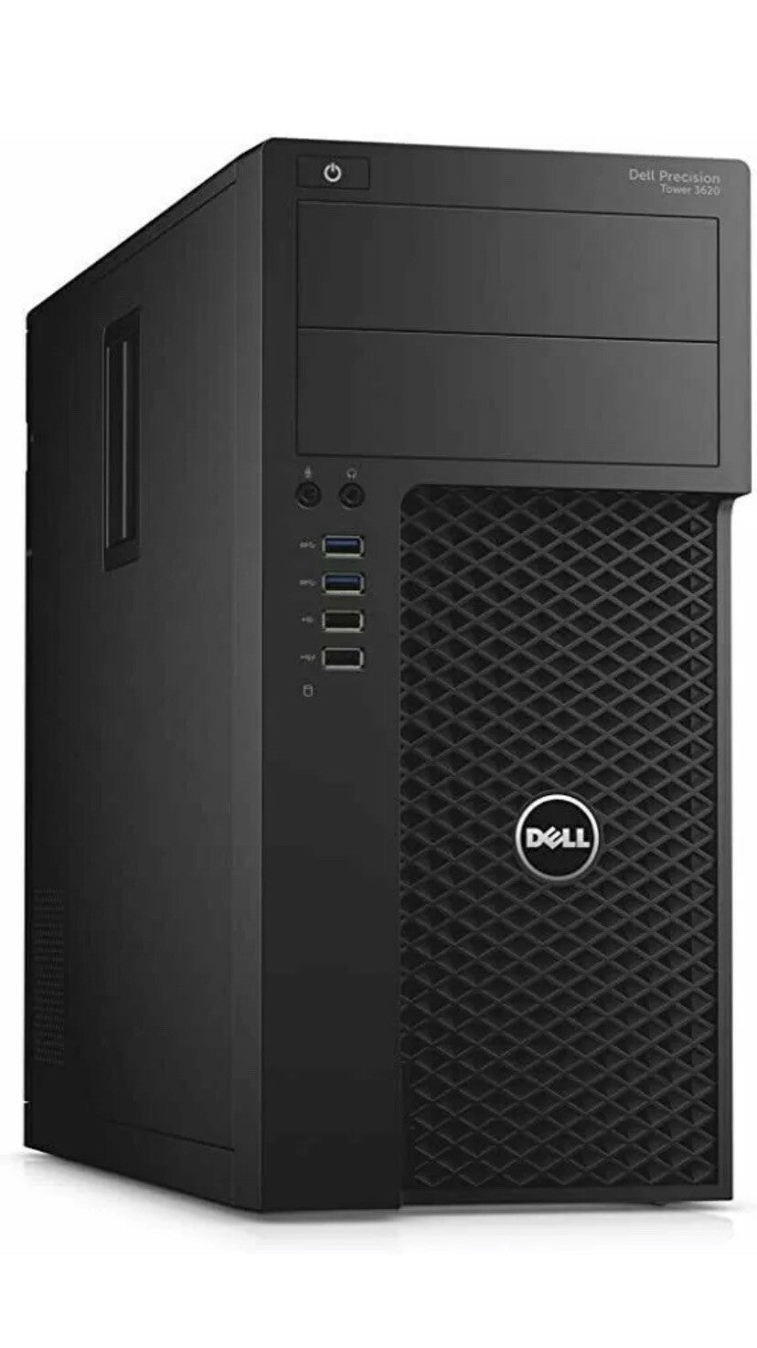 Dell Precision 3620  MT Core i7-6700 3.40GHZ  16GB DDR4 450GB SSD Drive Win 110